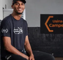 Usina dos Campeões: Gabriel Ferreira (Magrão) tem a luta como profissão e é exemplo para os outros alunos do projeto